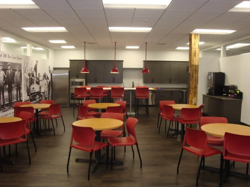 Commercial breakroom